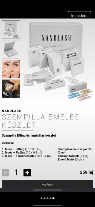 Lash lift kit nanolash