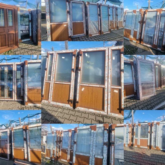 Usi si Geamuri PVC noi/sh diferite modele si dimensiuni, preturi bune.