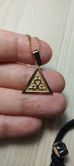 Золотой кулон 585 пр тумар