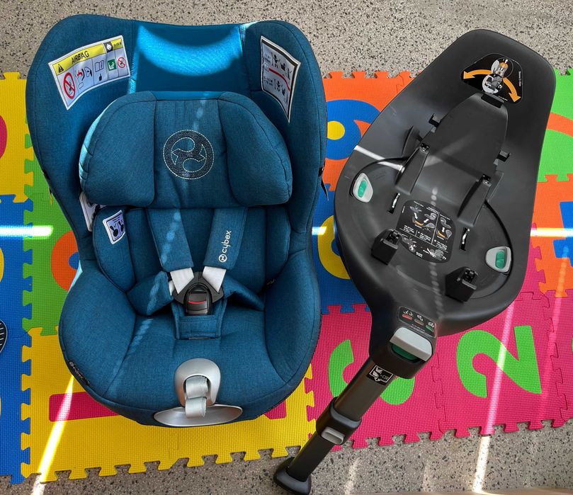 Стол за кола Cybex Sirona Z i-Size plus Mountain Blue + База Cybex Z  i-Size с Isofix