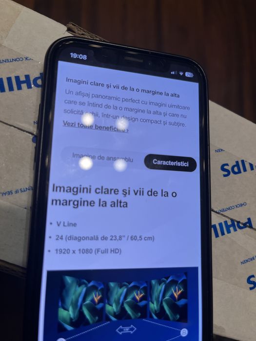 Monitor LED FULL HD Philips 24 inch