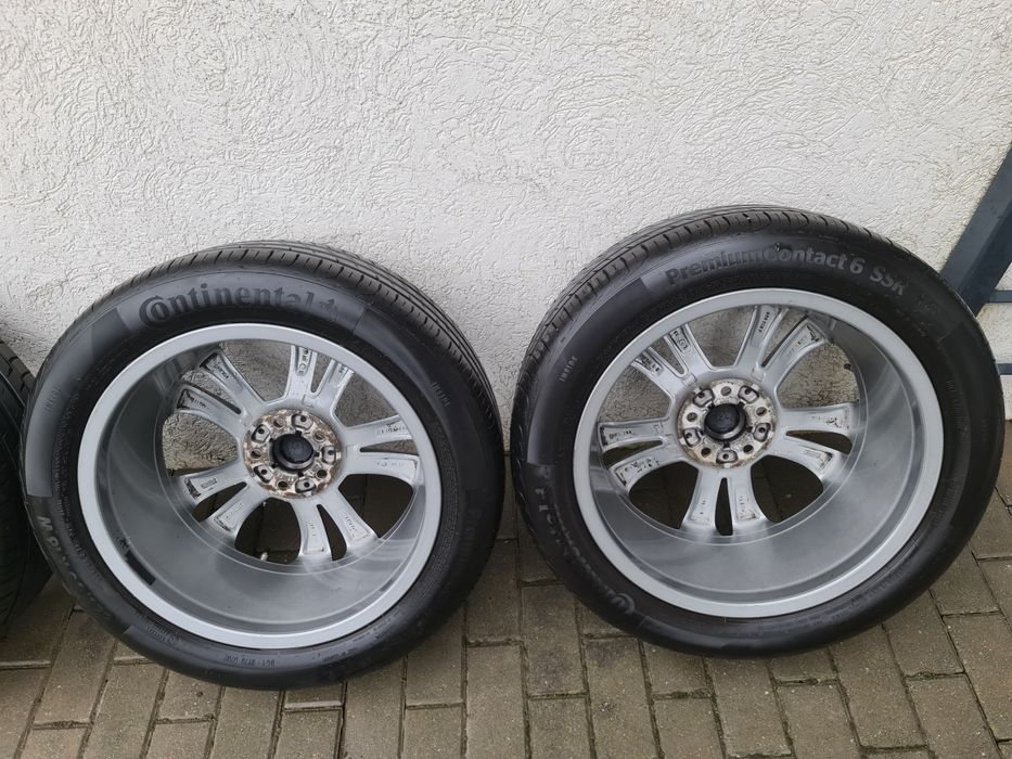 Roti BMW X1 R18 cu jante aluminiu originale si anvelope vara Conti