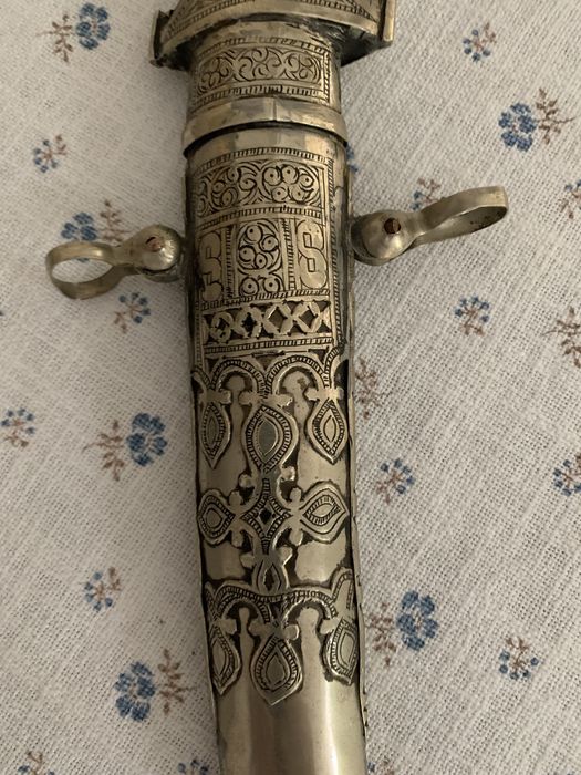 2 бр. марокански ръчна изработка ками кинджали ханджари остриета кукри