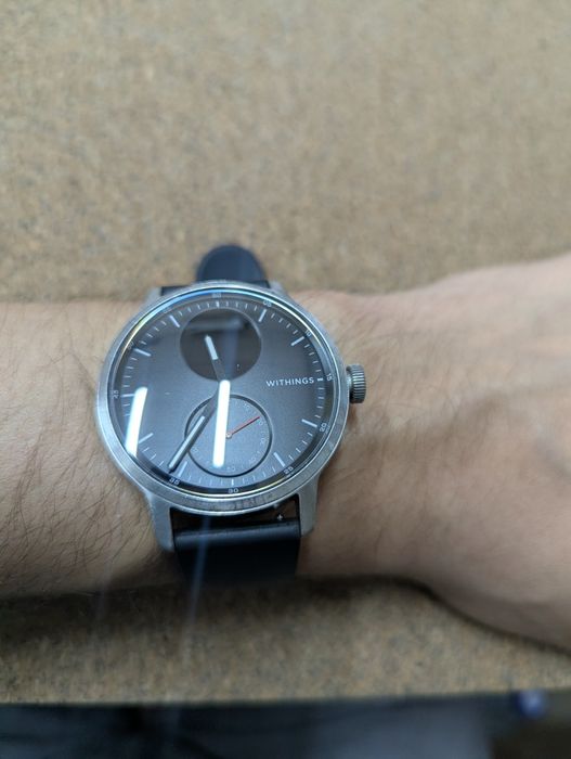 Гибридные смарт часы Withings Scanwatch с функцией ЭКГ