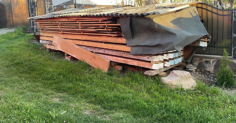 Grinzi din brad 10 x 15 x 5m