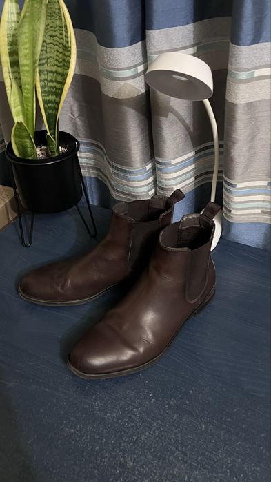 Ghete bocanci din piele marimea 42