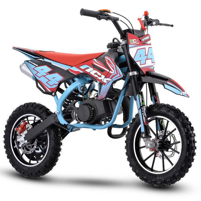 Motocicleta cross copii NCX Vyper Evo Race Pro 10/10 rosu/albastru