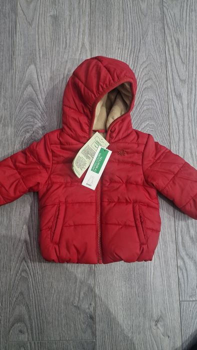 Бебешко детско зимно яке United colors of Benetton