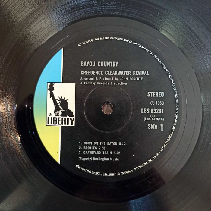 Фирменный винил "Creedence". 1969 год.