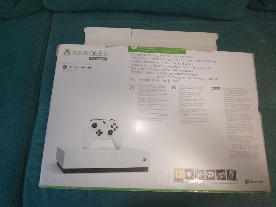 Xbox ONE S Will-Digital 1TB - 4K Ultra HD, HDR, Manetă + cabluri