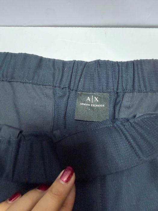 Брюки Armani Exchange, оригинал, тёмно‑синие, casual