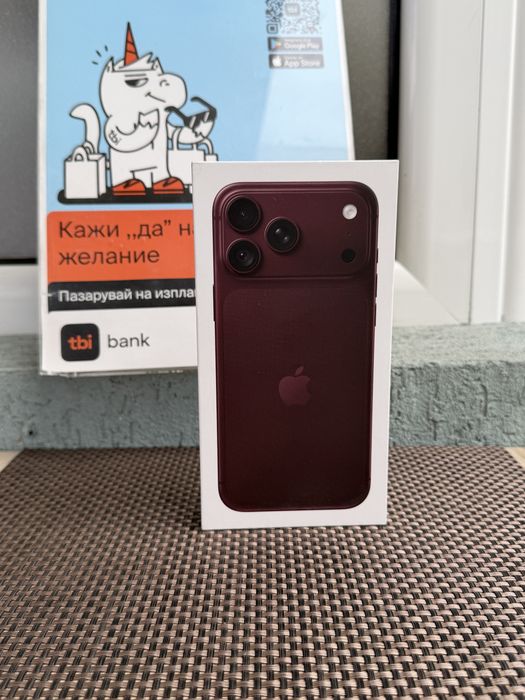 НОВ! 256Gb *ЛИЗИНГ* iPhone 18 Pro Max Burgundy ГАРАНЦИЯ