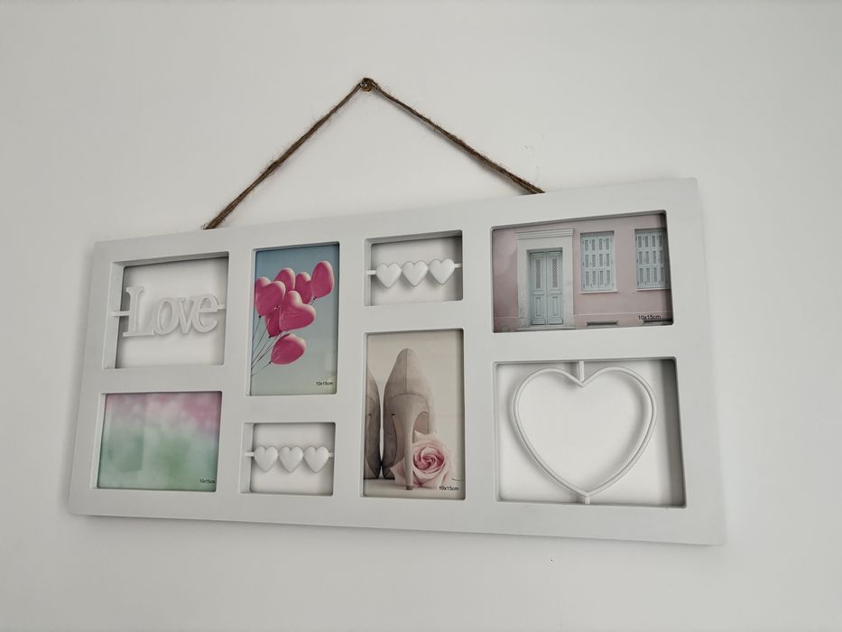 Vand tablou 4 rame foto 60/28 cm