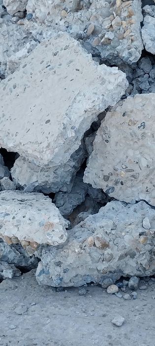 Бетон булаклари бепул