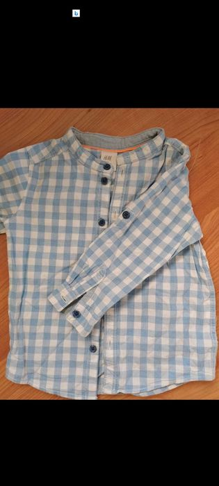 Cămașă 12-18 luni albastru H&M