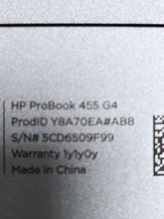 Laptop HP ProBook 455 G4
