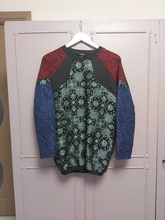 Bluză River Island cu un design de tip patchwork, mărimea 32(XXS)