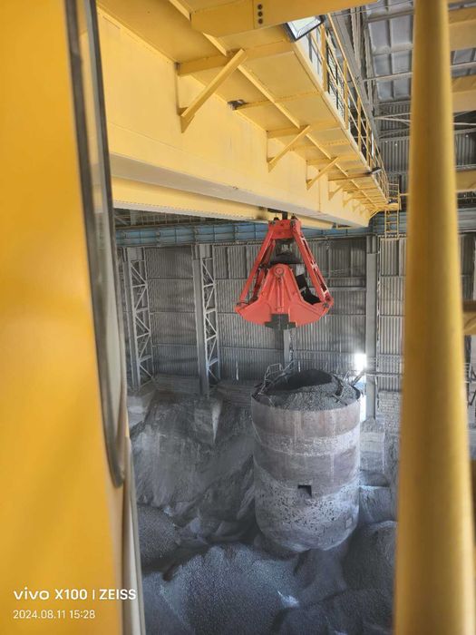 Грейферный кран,грейфер,кран с грейферным ковшом,кран с грейфером