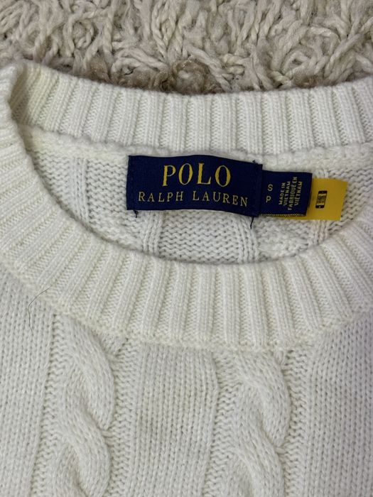 Pulover Ralph Lauren Alb Marimea S