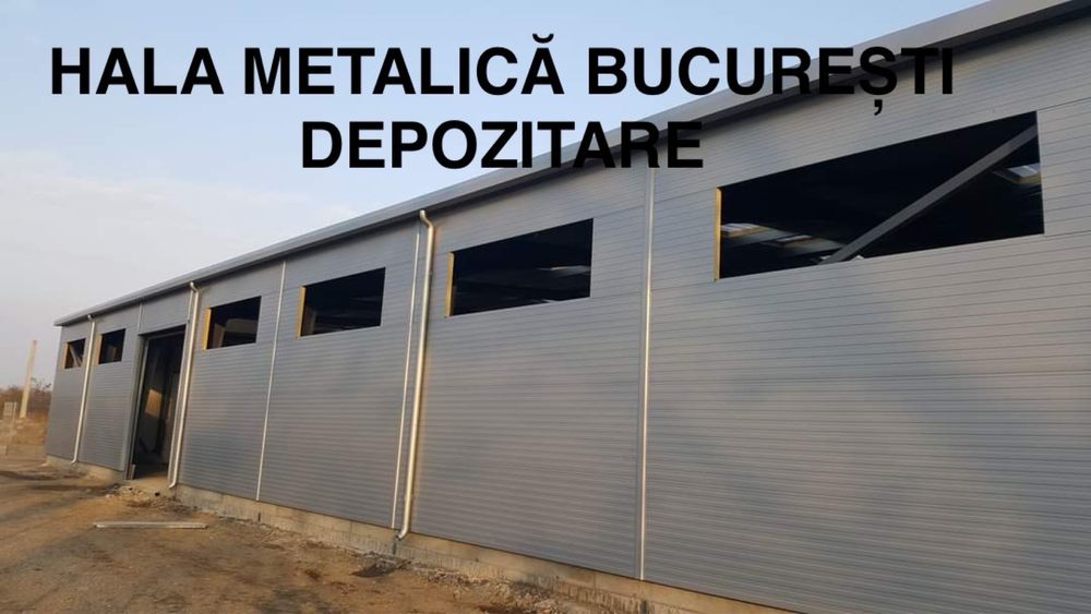 HALA METALICA 12x25x4H cu panouri sandwich