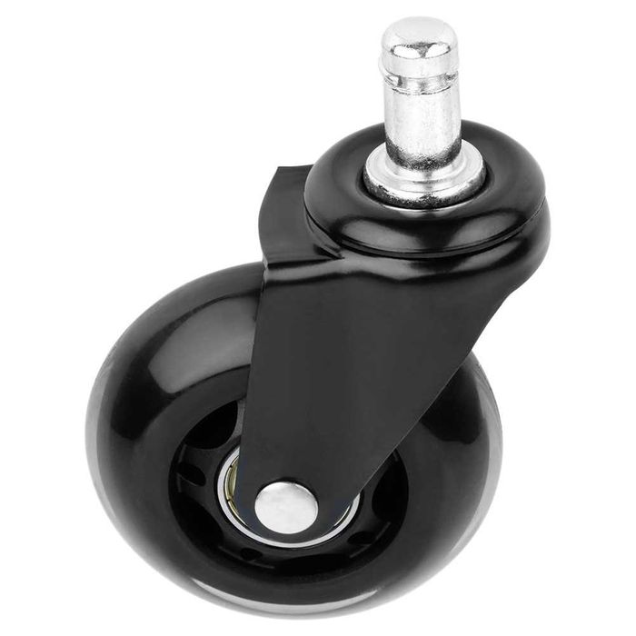 Комплект от 5 колелца за офис столове за твърд под 6.3 cm-10 mm