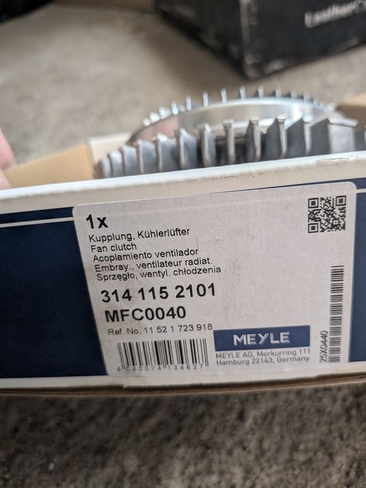 Продам вискомуфту MEYLE БМВ м50/52