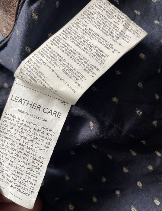 SaLsa Jeans / мъжко кожено(естествена) яке L