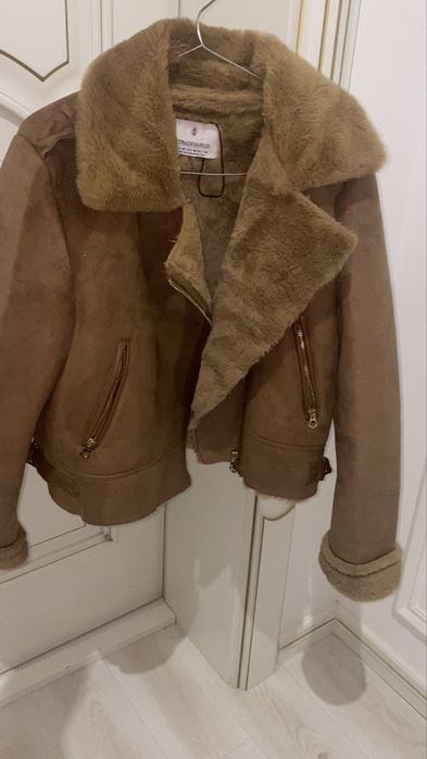 Короткая дубленка