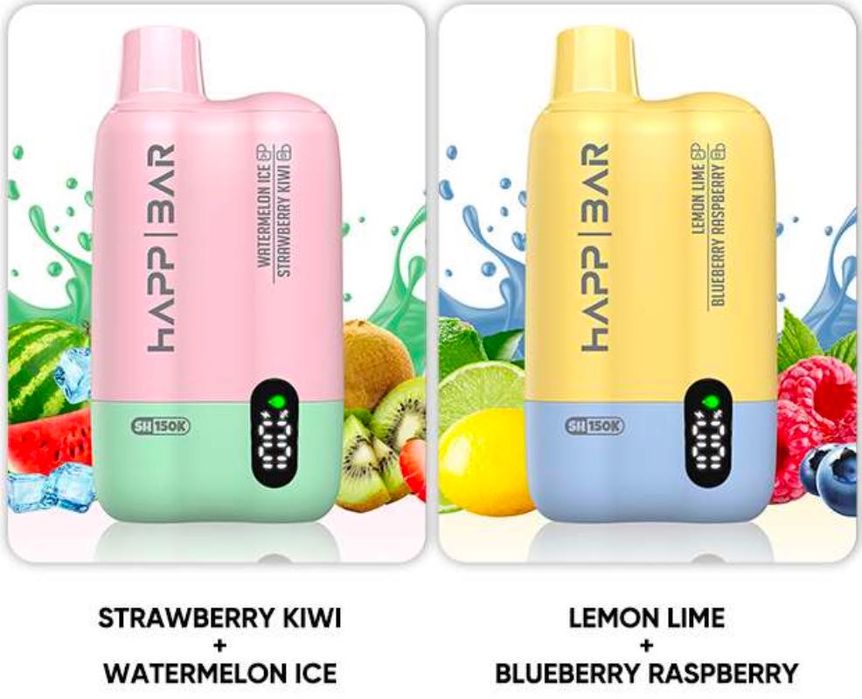 Vape Happ Bar 150 000 Puffs 2 arome
