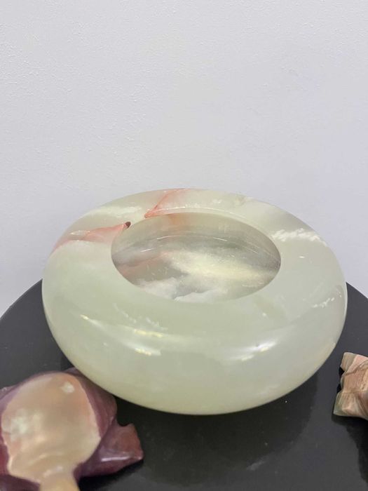 Scrumiera centru de masa si bibelou bibelouri din onix