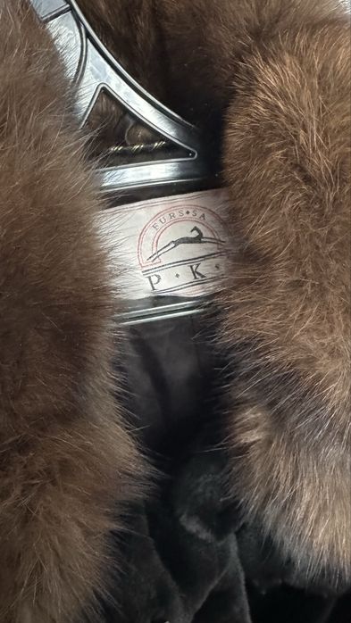 Шуба соболь стриженная норка