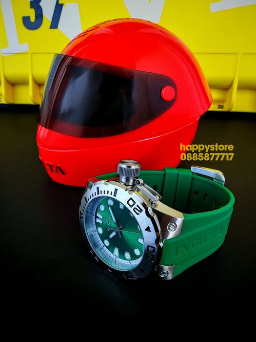 INVICTA Bumble Green 51mm, Инвикта нов ръчен часовник