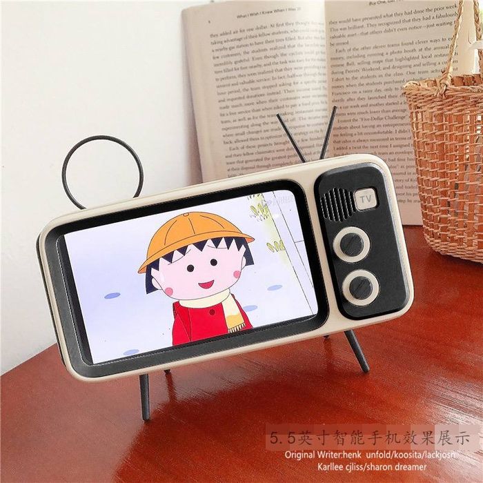 подставка для телефона mini tv ретро дизайн