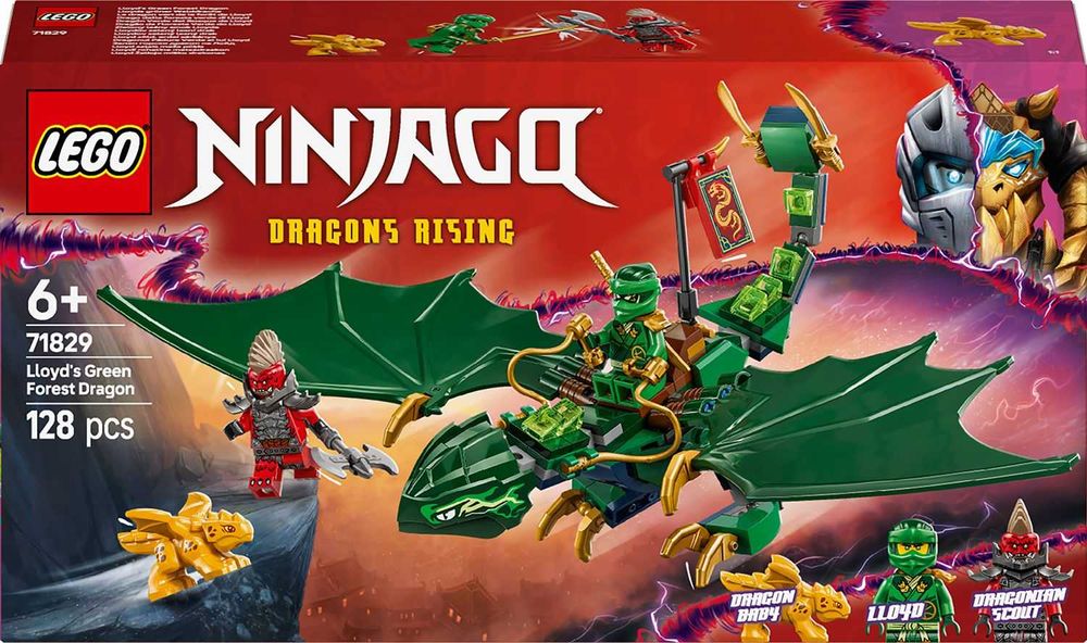 LEGO Ninjago 71829 Зеленият горски дракон на Лойд