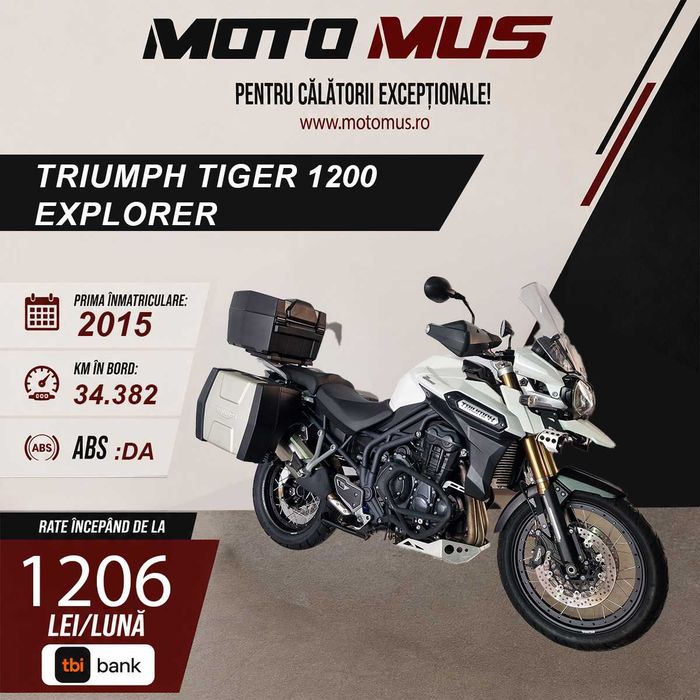 Motocicleta Triumph Tiger 1200 Explorer ABS | T62691 | motomus.ro