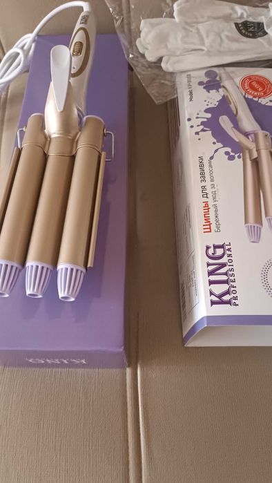 Тройная плойка для локонов