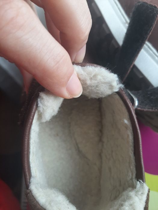 Ghetute noi imblanite din piele pentru copii cu talonet