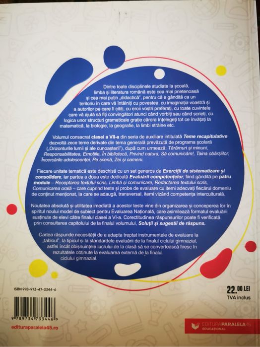 Culegere de teme Limba si literatura romana