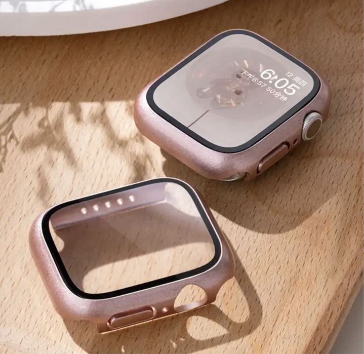 Husa Top Case Carcasa Margine Plastic Ceas Apple Watch Iphone