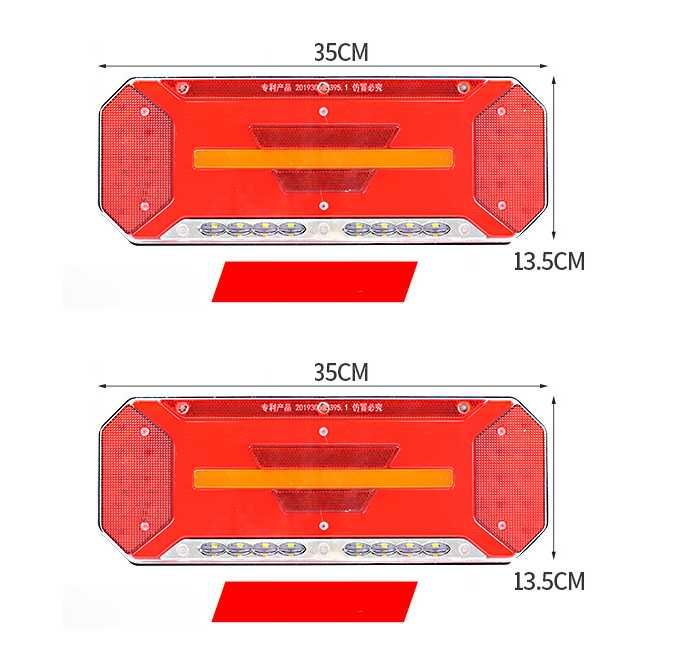 Стоп к-т диоден ЛЕД 5 светлини с динамичен мигач 12/24V - T549
