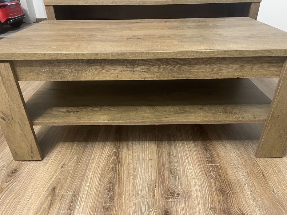 Masa living/cafea culoarea stejar