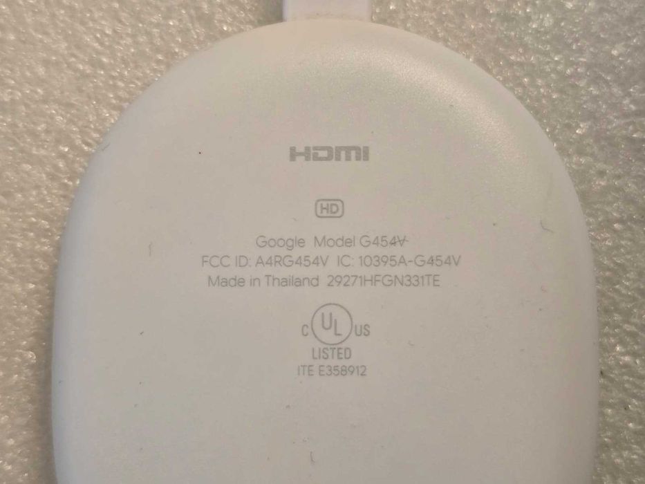 Google Chromecast cu Google TV (HD) - Model G454V, Full HD 1080p HDR, 1.5GB RAM, 8GB Stocare