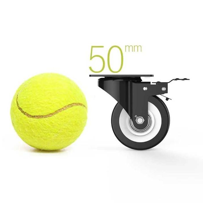 Set 4 roti mobila cu opritoare