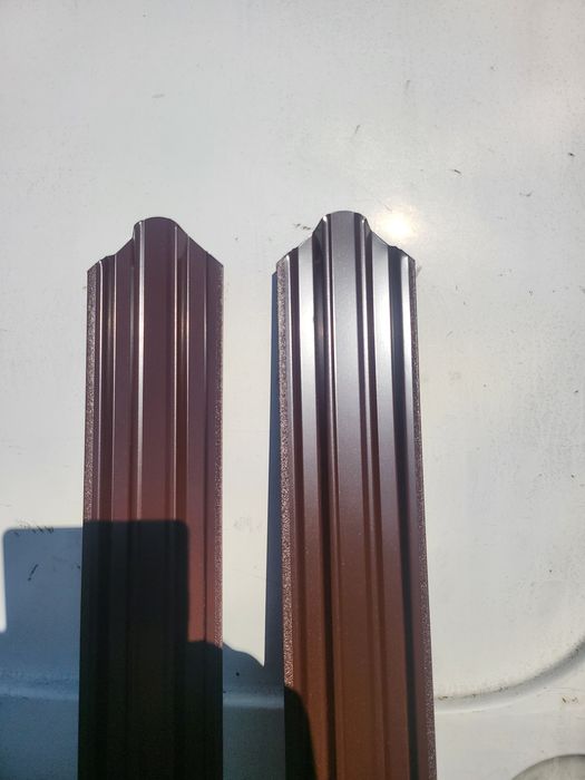 Vand sipca de gard metalica culoarea gri mat RAL 7016 grosimea 0,5