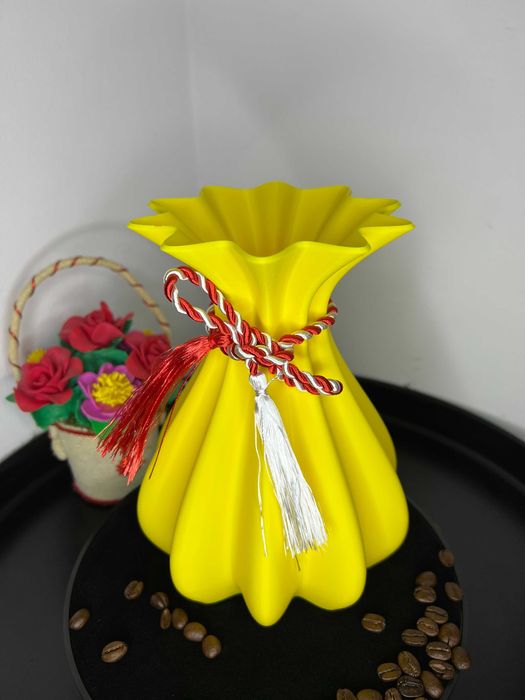 Vaza Unicata Galbena Martisor