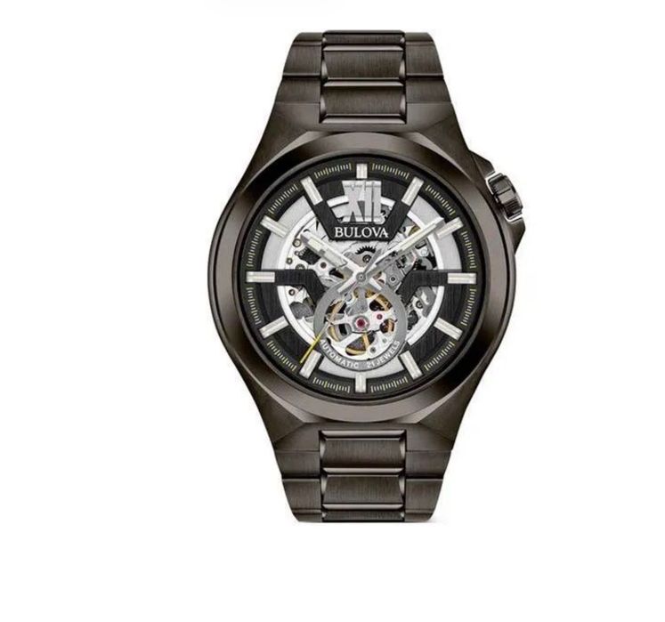 Часы Bulova Maquina 98A179 Automatic Скелетон (НОВЫЕ)