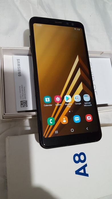 Vand Samsung A 8 ( la cutie full ) Oferta.