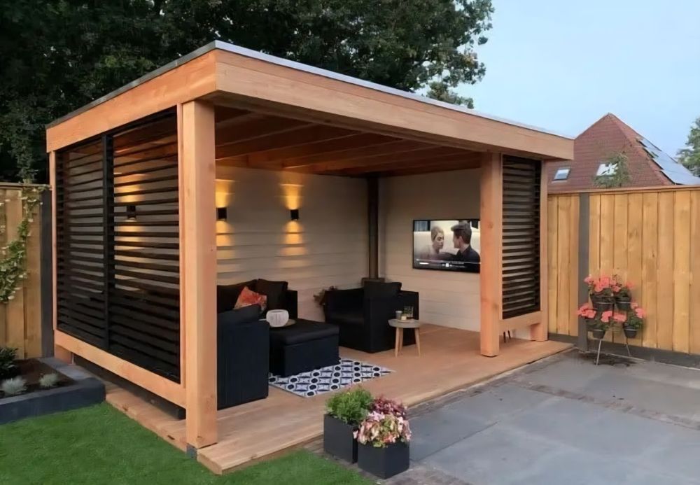 Vând și facem foișoare terase și magazie de depozitare și alte modele