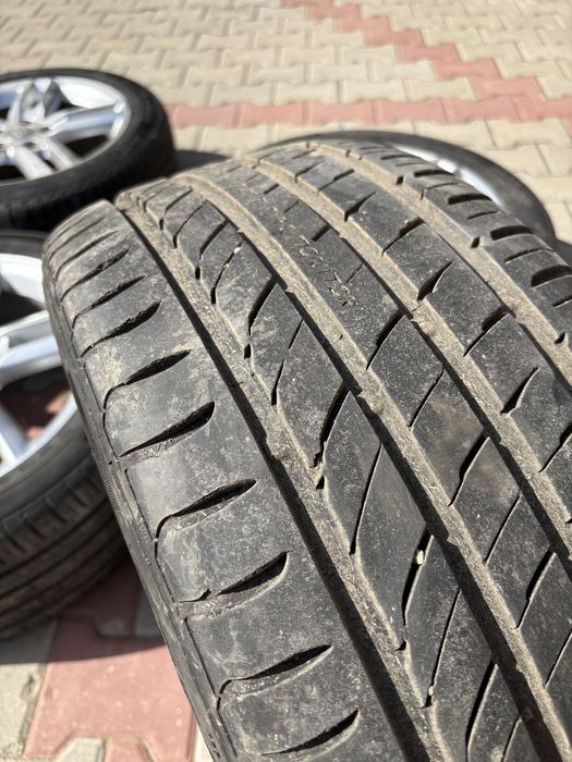 Set jante originale Audi R17 cu anvelope de vară