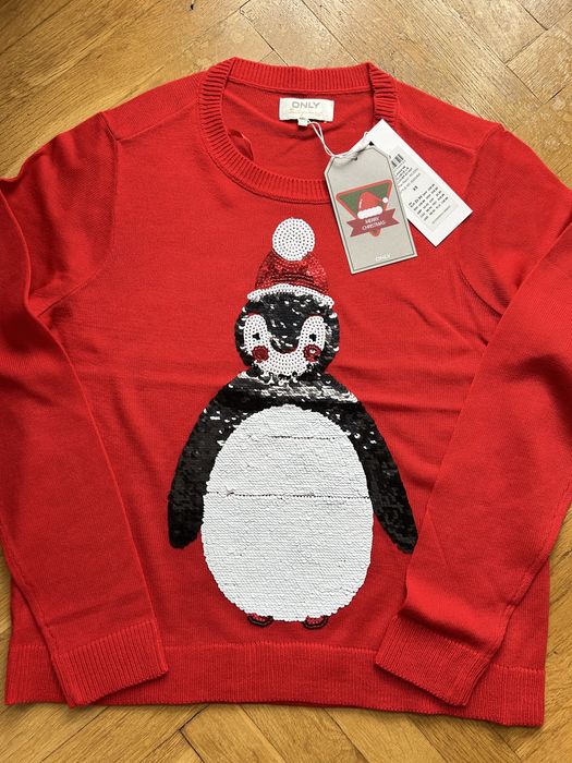 Коледни пуловери Only с паиети